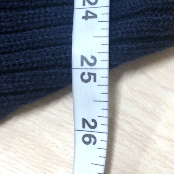 Adrienne Vittadini Chunky Knit Sweater Dark Blue Size M NWT - Picture 5 of 7